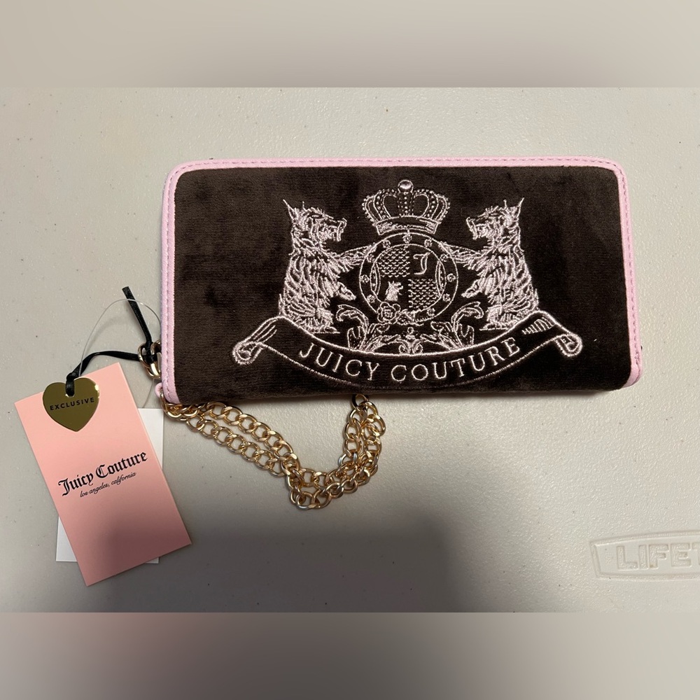 Juicy Couture Classic Scottie Wallet Chocolate